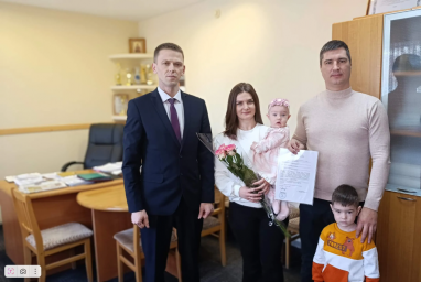Молодой Мостовской семьи Алексеевых произошло знаменательное и радостное событие