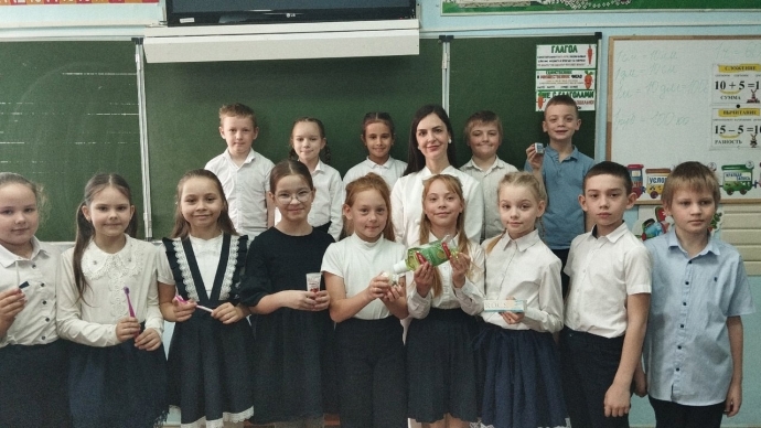 13 марта врач-стоматолог Додурина Татьяна Юрьевна провела профилактическую беседу с учащимися 2 "Б" 