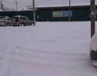 За последние сутки в Мостовском районе уровень снежного покрова подрос до 43 сантиметров